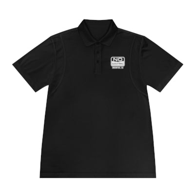 No Golfing Polo Shirt - BLK